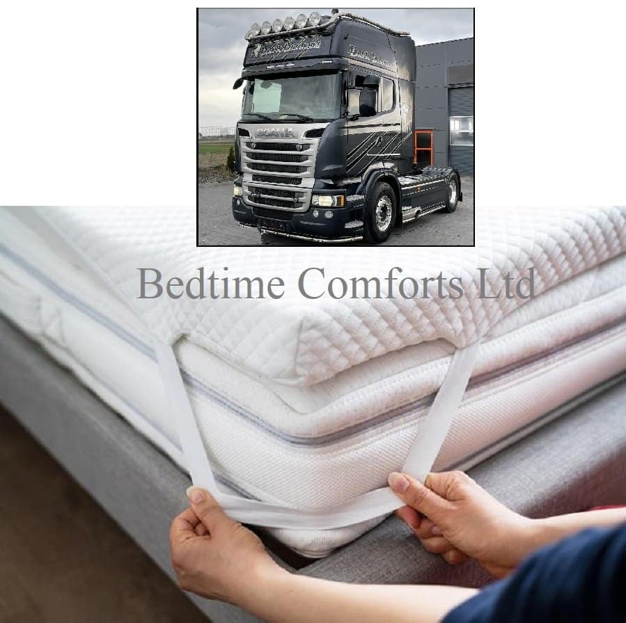 Truck Lorry Cab Mattress Topper (Various Sizes) TURO Bedtime