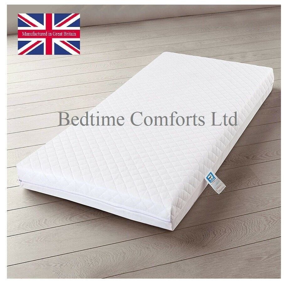 Bedtime Comforts Waterproof Baby Toddler Cot Crib Bed Mattress Quilted
