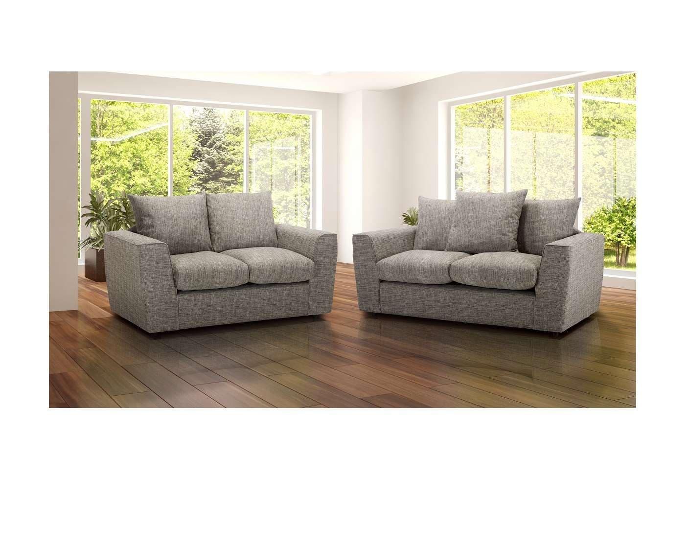 Fabric Sofa Two Seater Sofa And Armchair Gallery Neyland Natural
