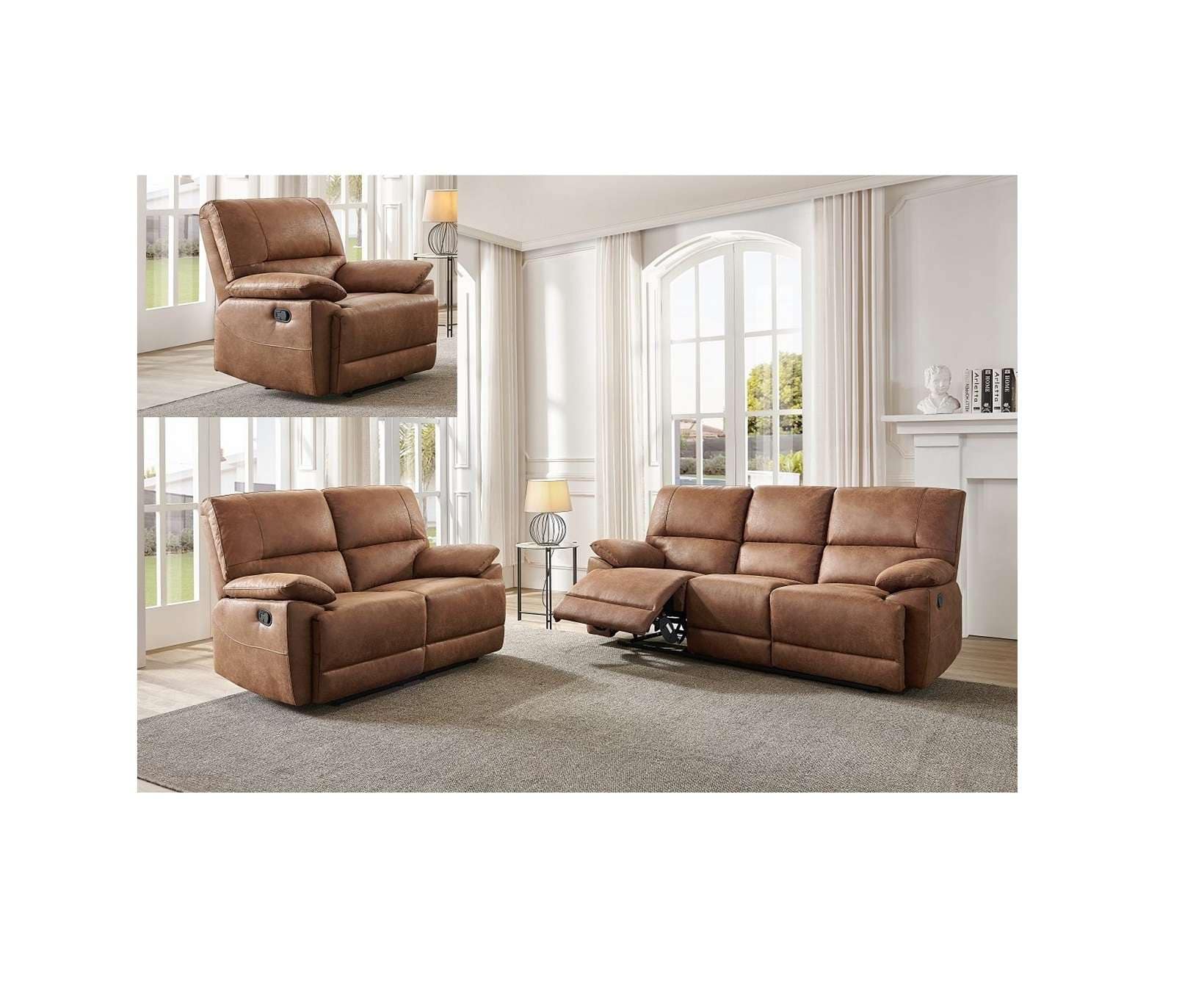 Reclining Sofa Most Durable Recliner Fabric Port Arthur II